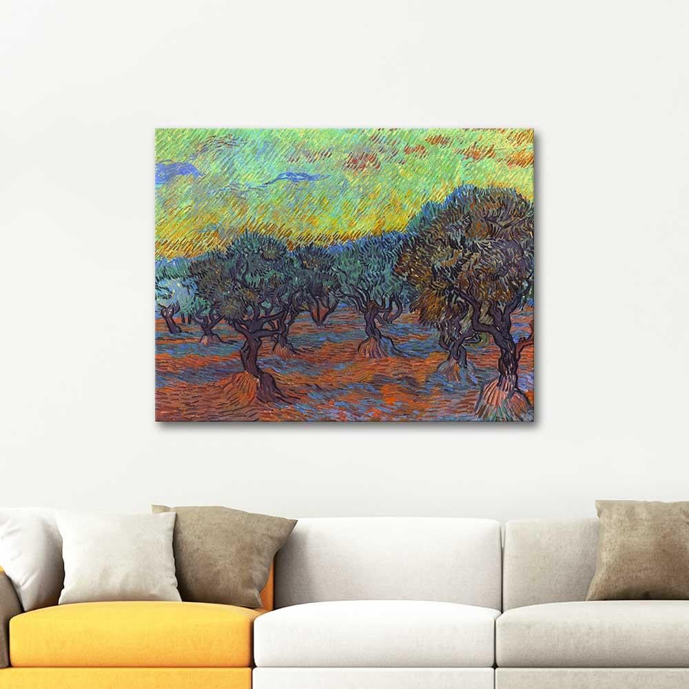 Vincent van Gogh Olive Bosquet Art Print