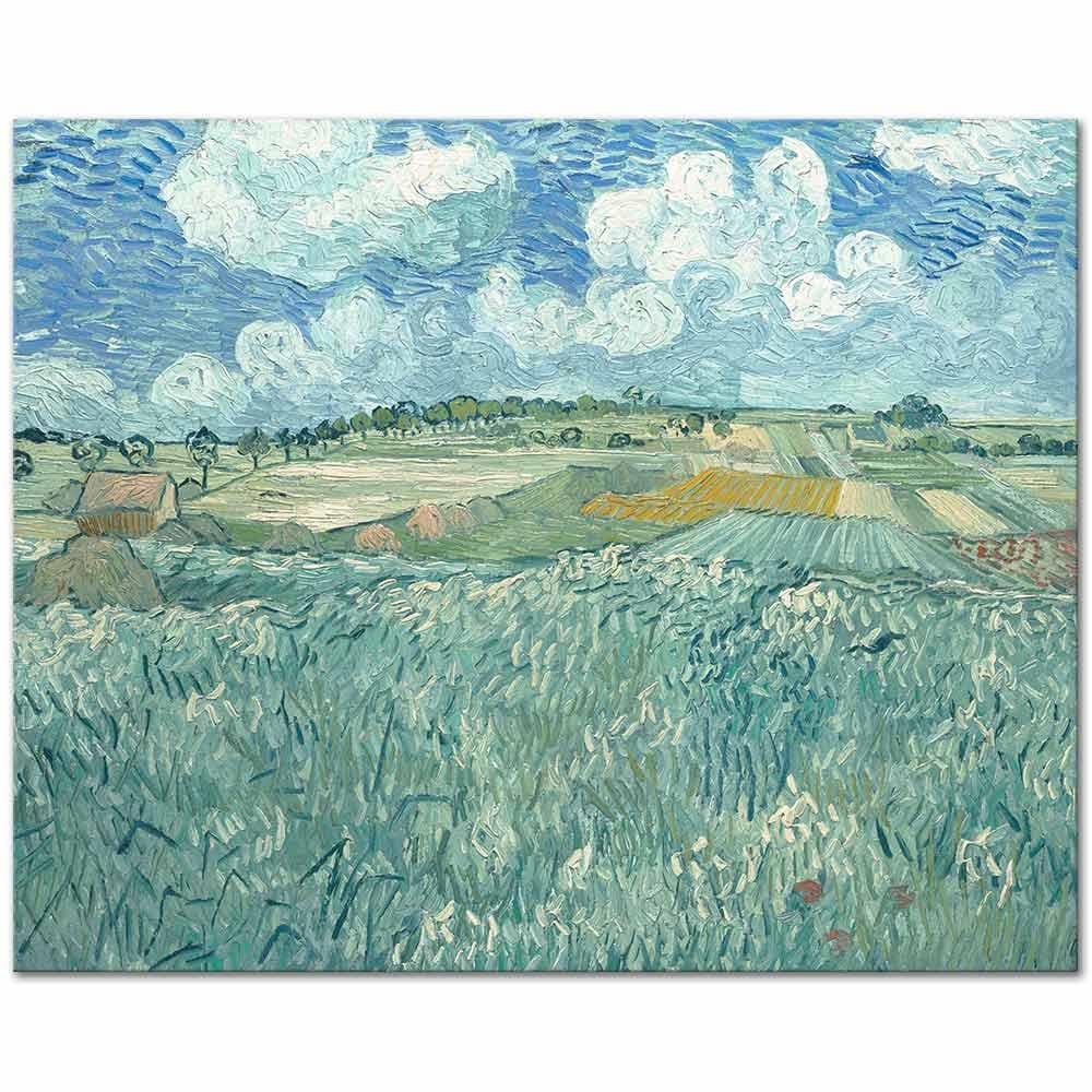 Vincent van Gogh Auvers'te Çayırlık Kanvas Tablo