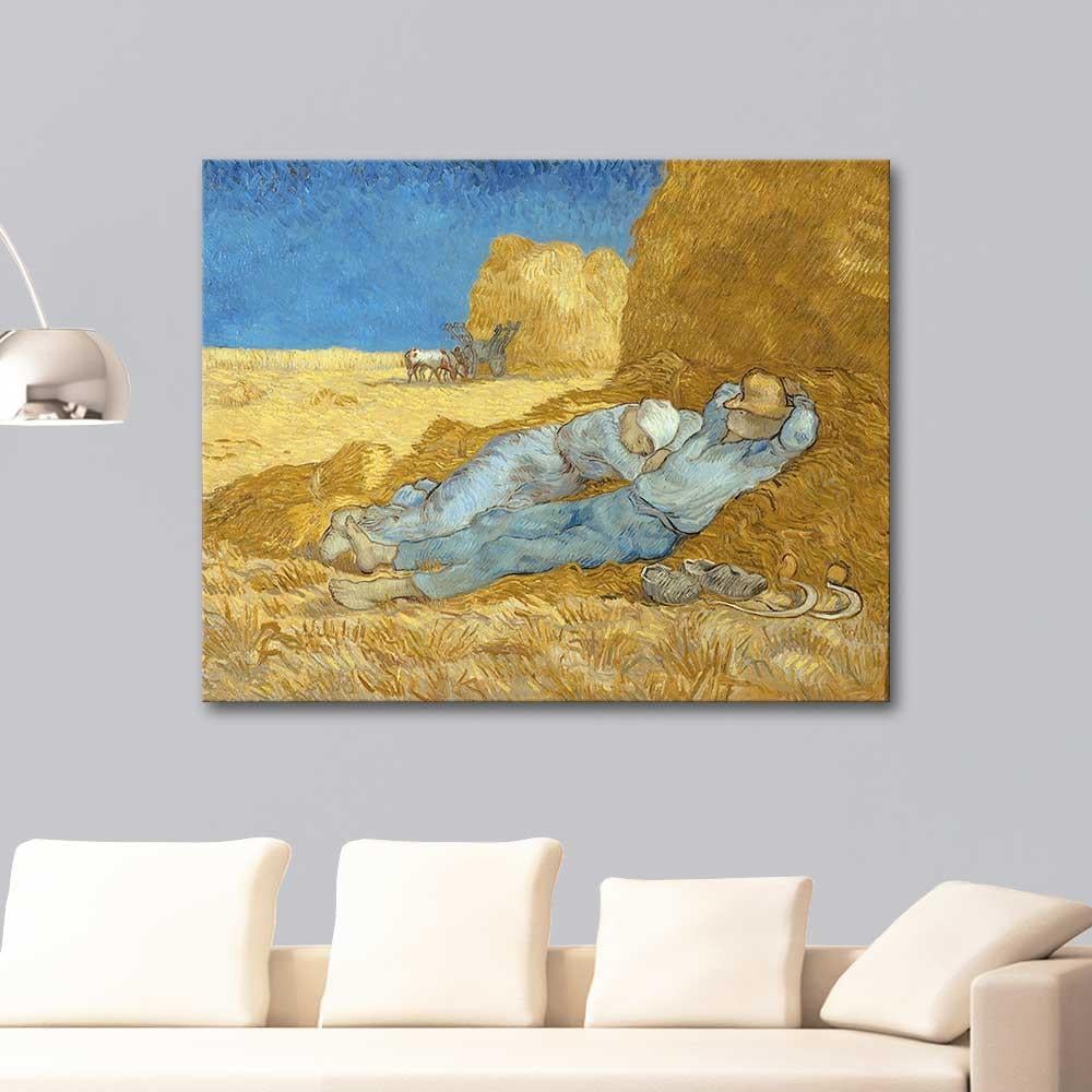 Vincent van Gogh Rest from Work Art Print