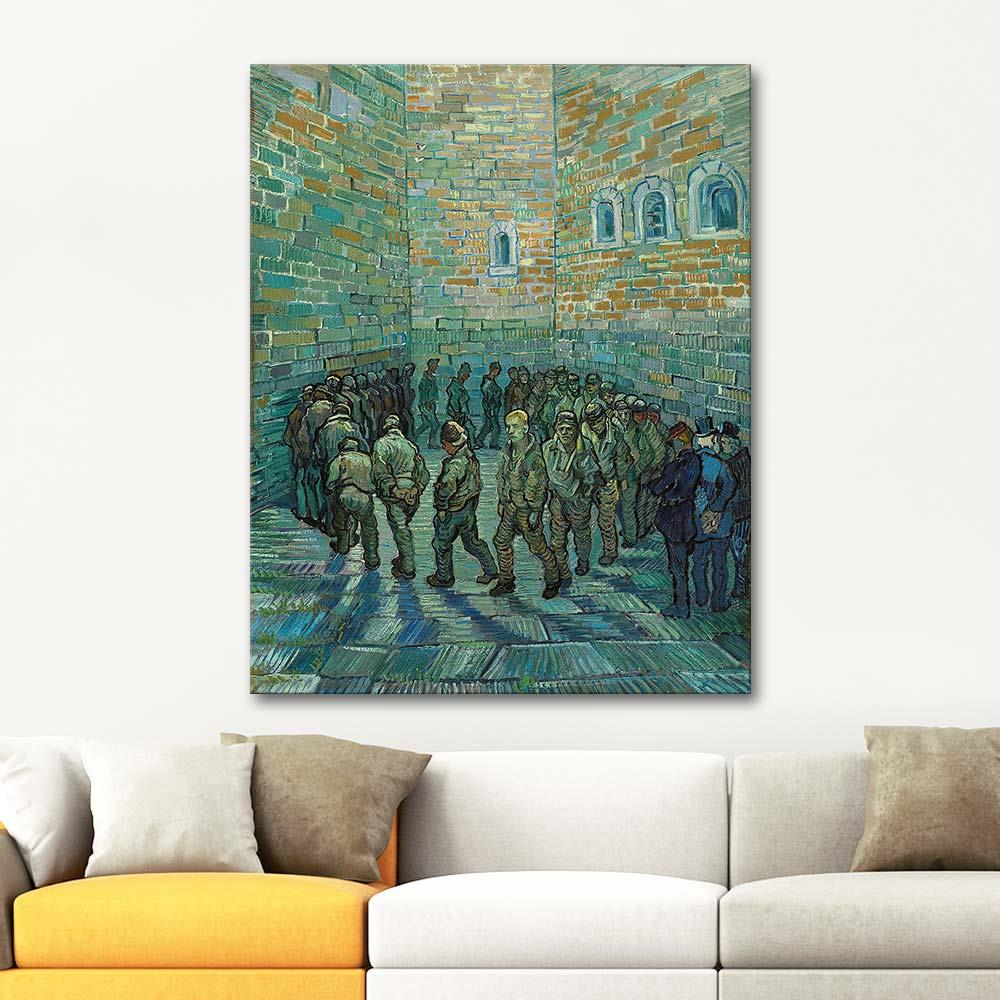 Vincent van Gogh The Prison Courtyard Art Print