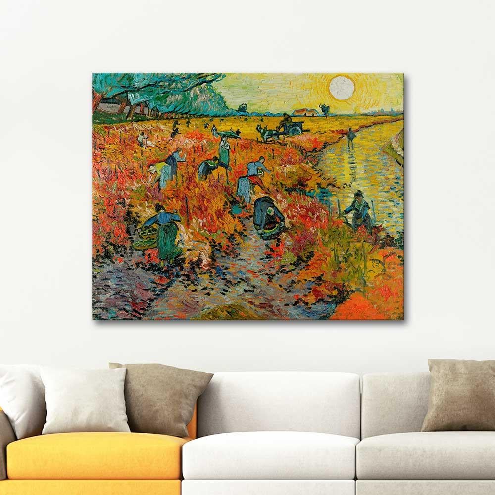 Vincent van Gogh The Red Vineyard Art Print
