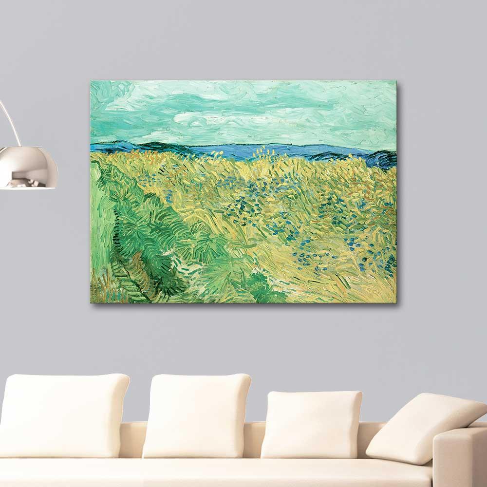 Vincent van Gogh Yağmur Sonrası Buğday Tarlaları Kanvas Tablo