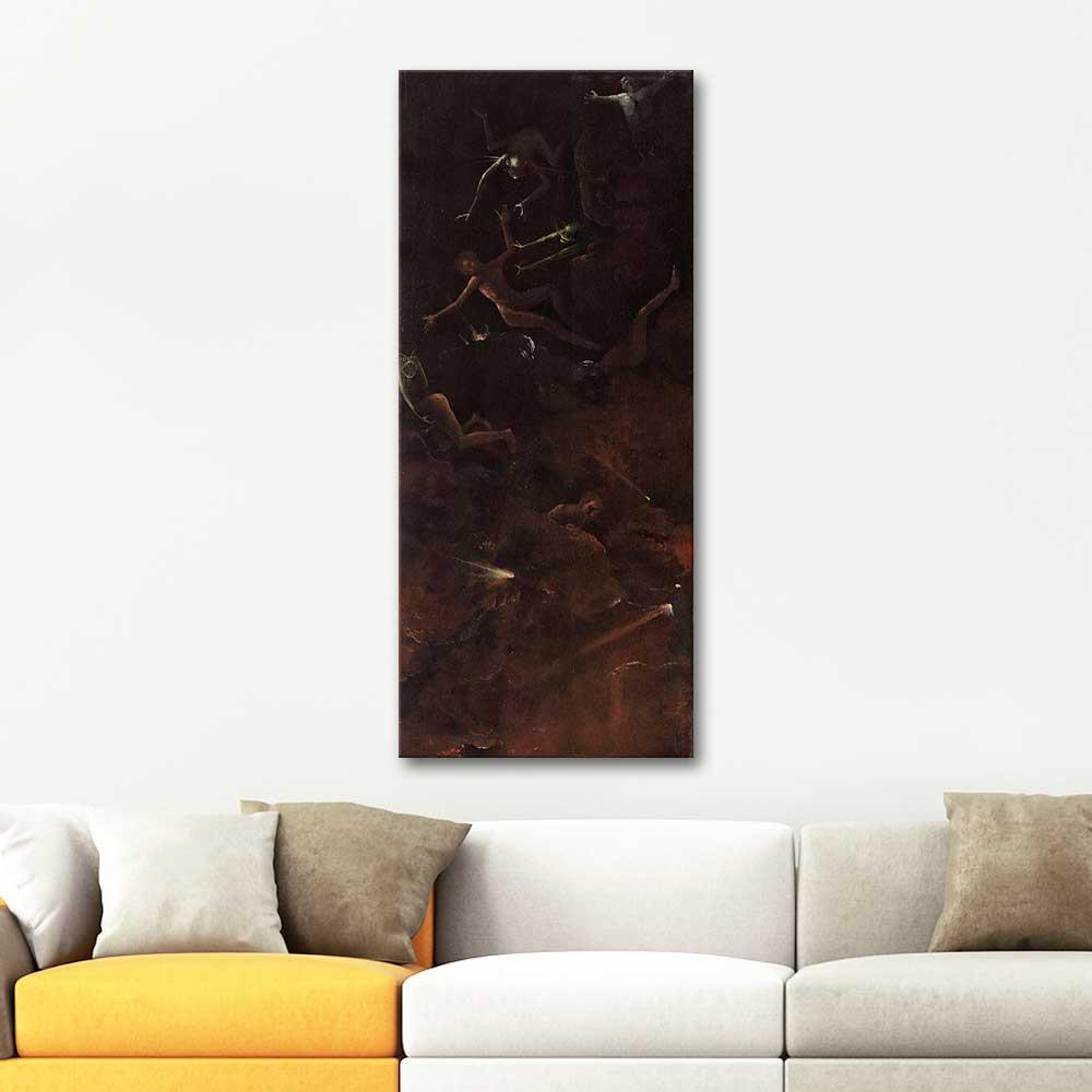 Hieronymus Bosch Ahiret Vizyonları Cehennem 01 Kanvas Tablo