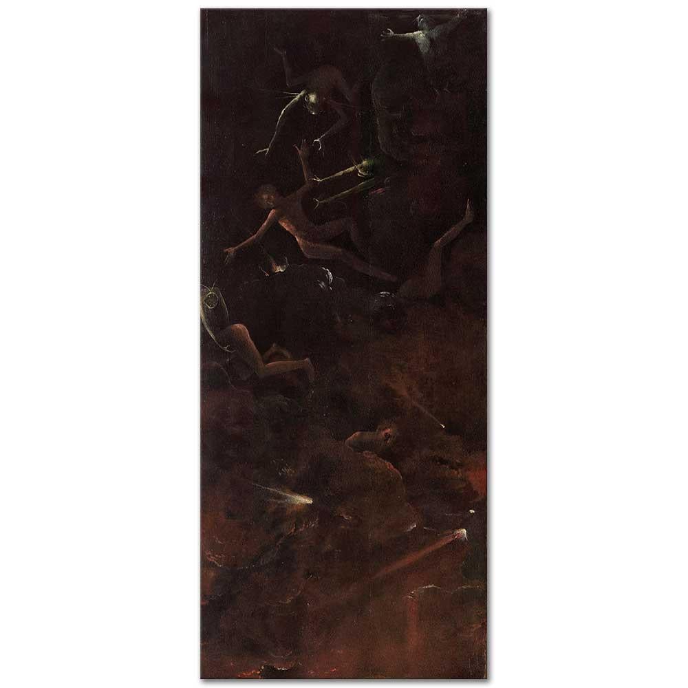 Hieronymus Bosch Ahiret Vizyonları Cehennem 01 Kanvas Tablo