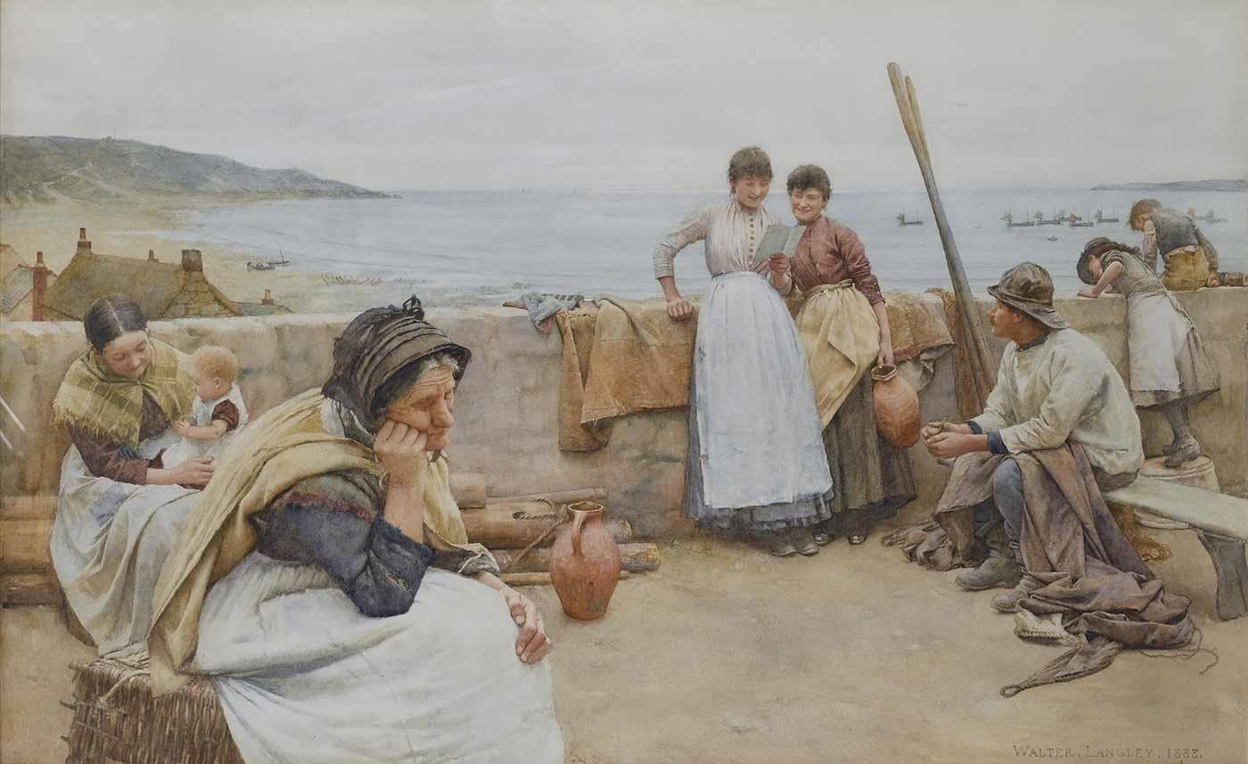 A Village Idyll by Walter Langley