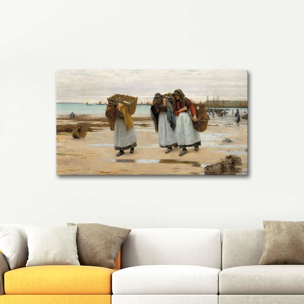 Walter Langley The Breadwinners Art Print