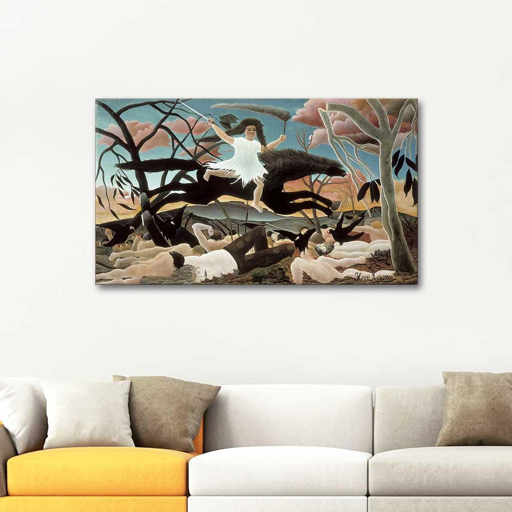 War by Henri Rousseau as Art Print