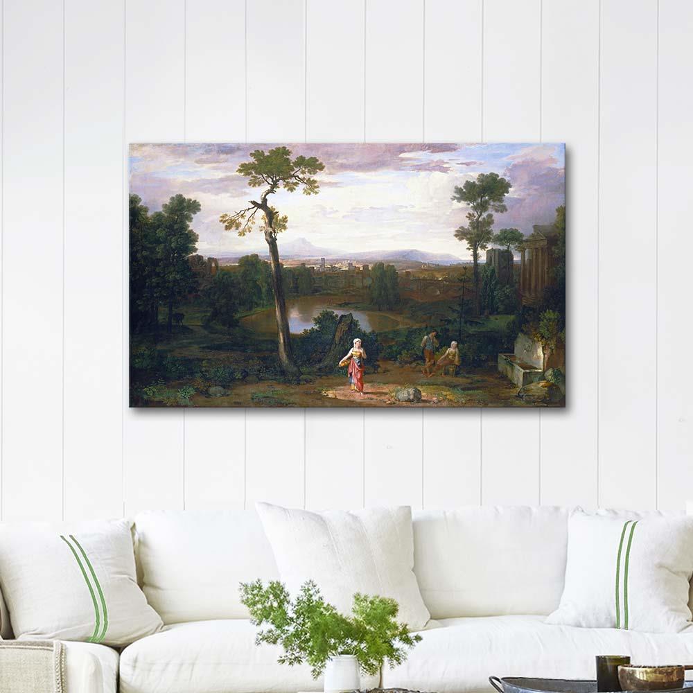 Washington Allston Italian Landscape Art Print