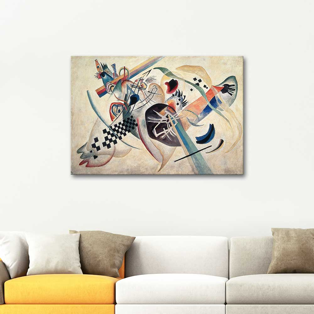 Wassily Kandinsky Kompozisyon 01 Kanvas Tablo