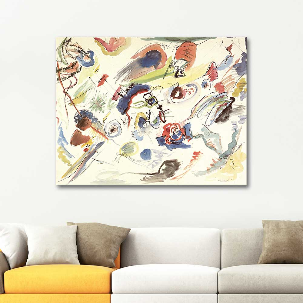 Wassily Kandinsky First Abstract Watercolor Art Print