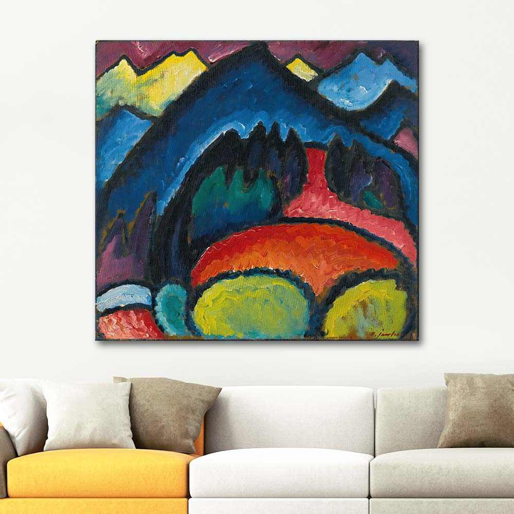 Wassily Kandinsky Lithograph Blue The Boat Art Print