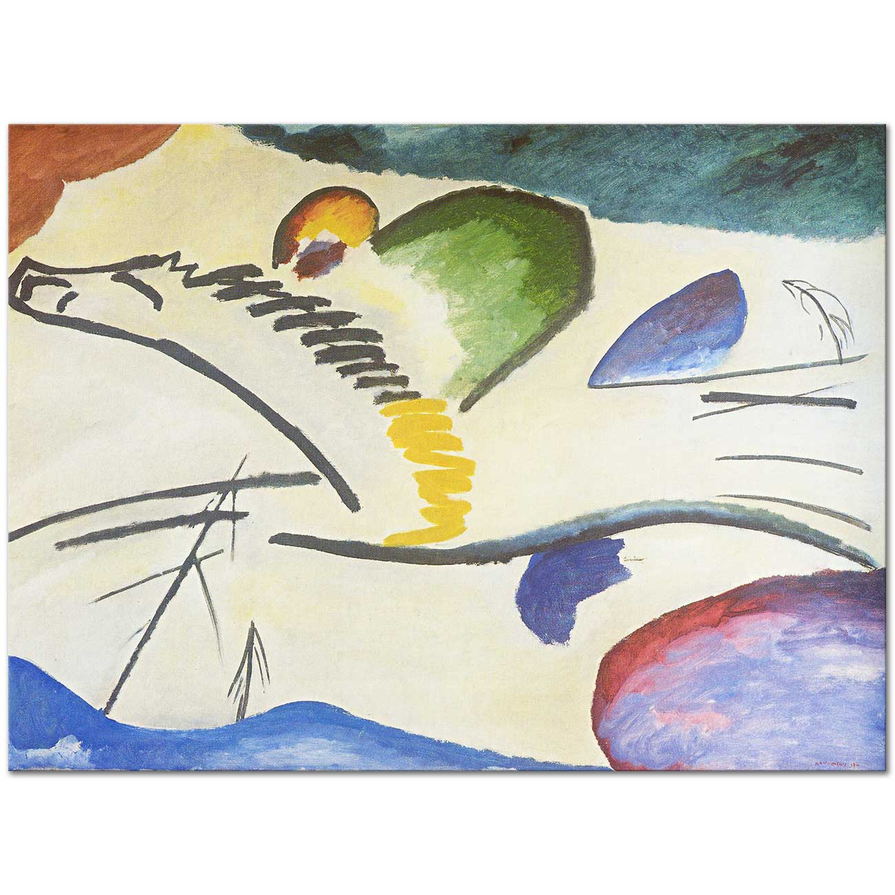 Wassily Kandinsky Lyrical Art Print