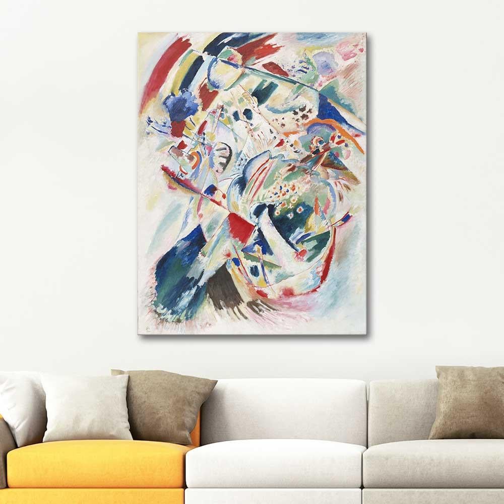 Wassily Kandinsky Campbell için Panel 04 Kanvas Tablo