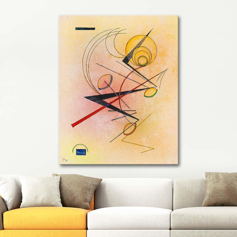 Wassily Kandinsky Küçük Sıcak Kanvas Tablo