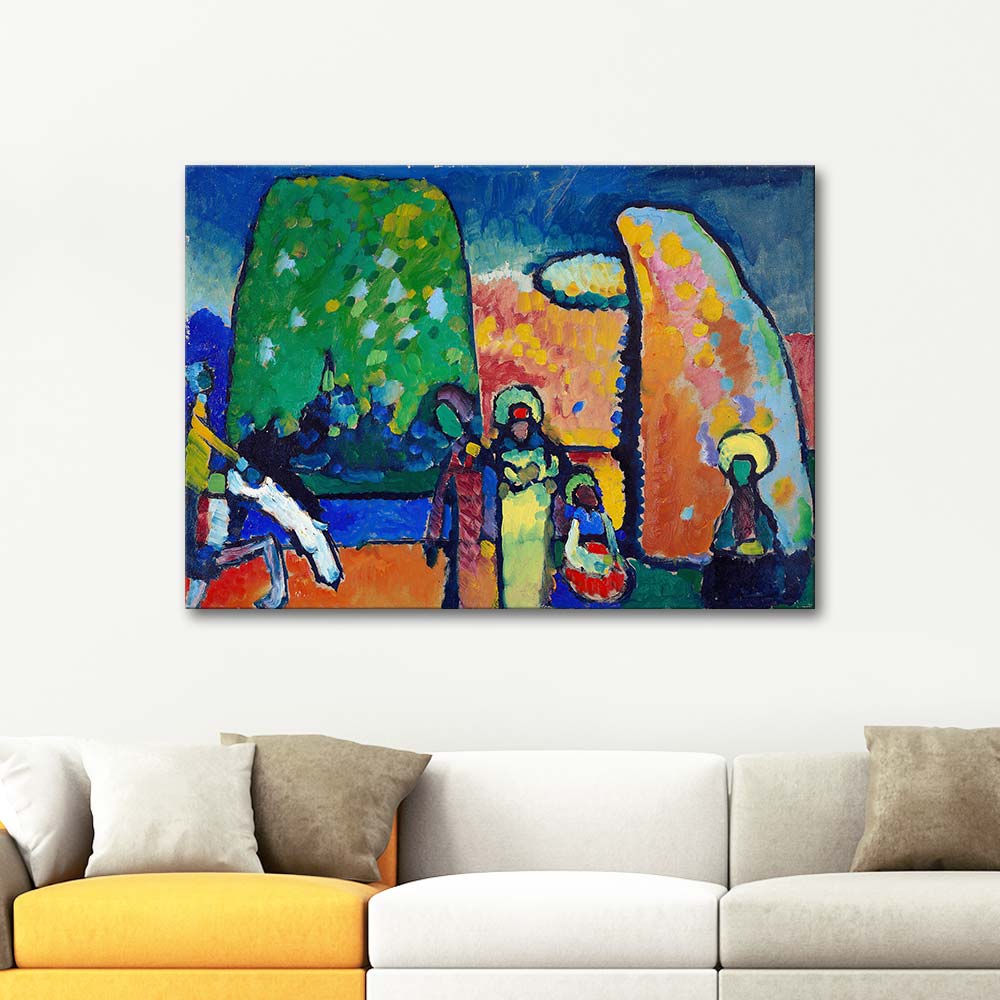 Wassily Kandinsky Study On Improvisation No 2 Art Print