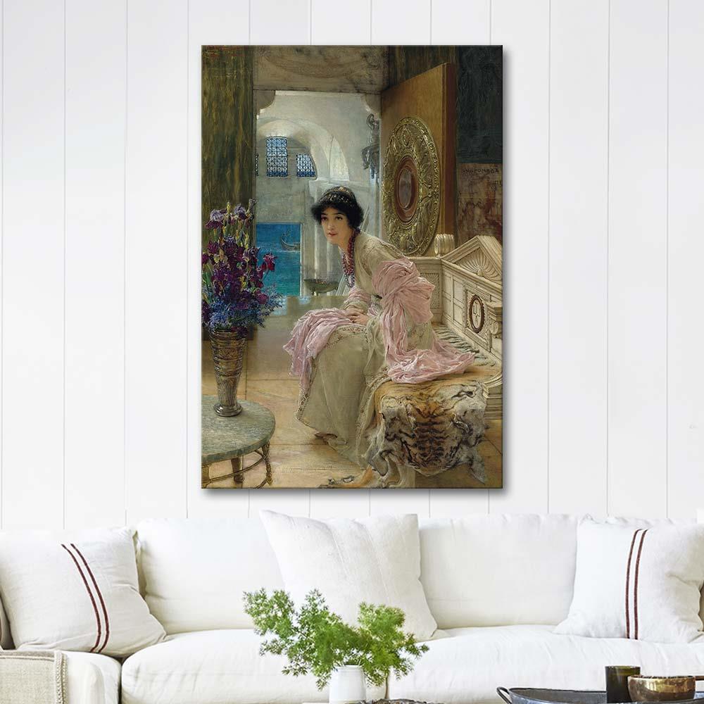 Watching And Waiting by Sir Lawrence Alma-Tadema as Art Print