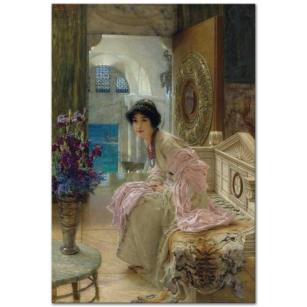 Watching And Waiting by Sir Lawrence Alma-Tadema as Art Print