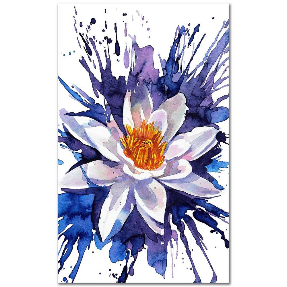 Nilüfer Resmi Kanvas Tablo