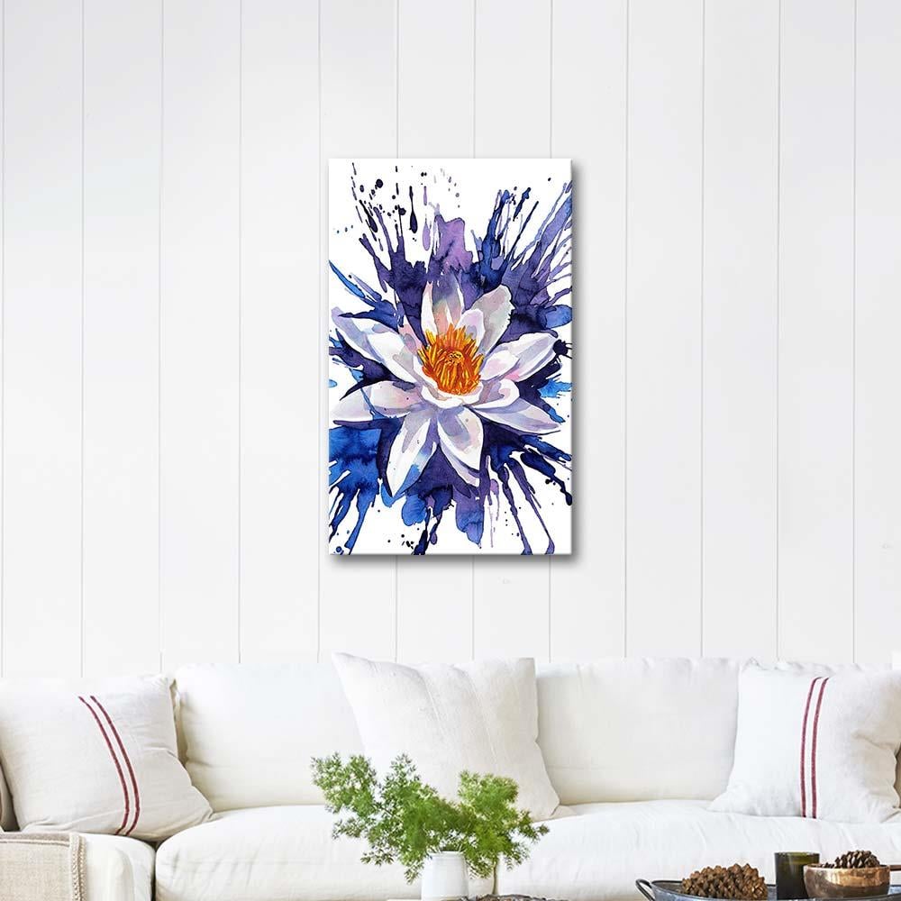 Nilüfer Resmi Kanvas Tablo