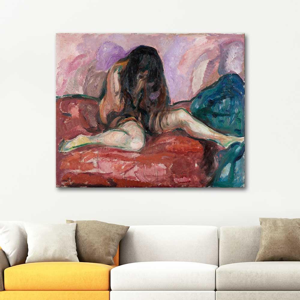 Weeping Nude by Edvard Munch as Art Print