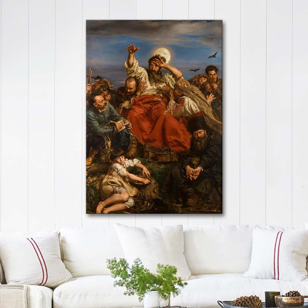 Jan Matejko Wernyhora Kanvas Tablo