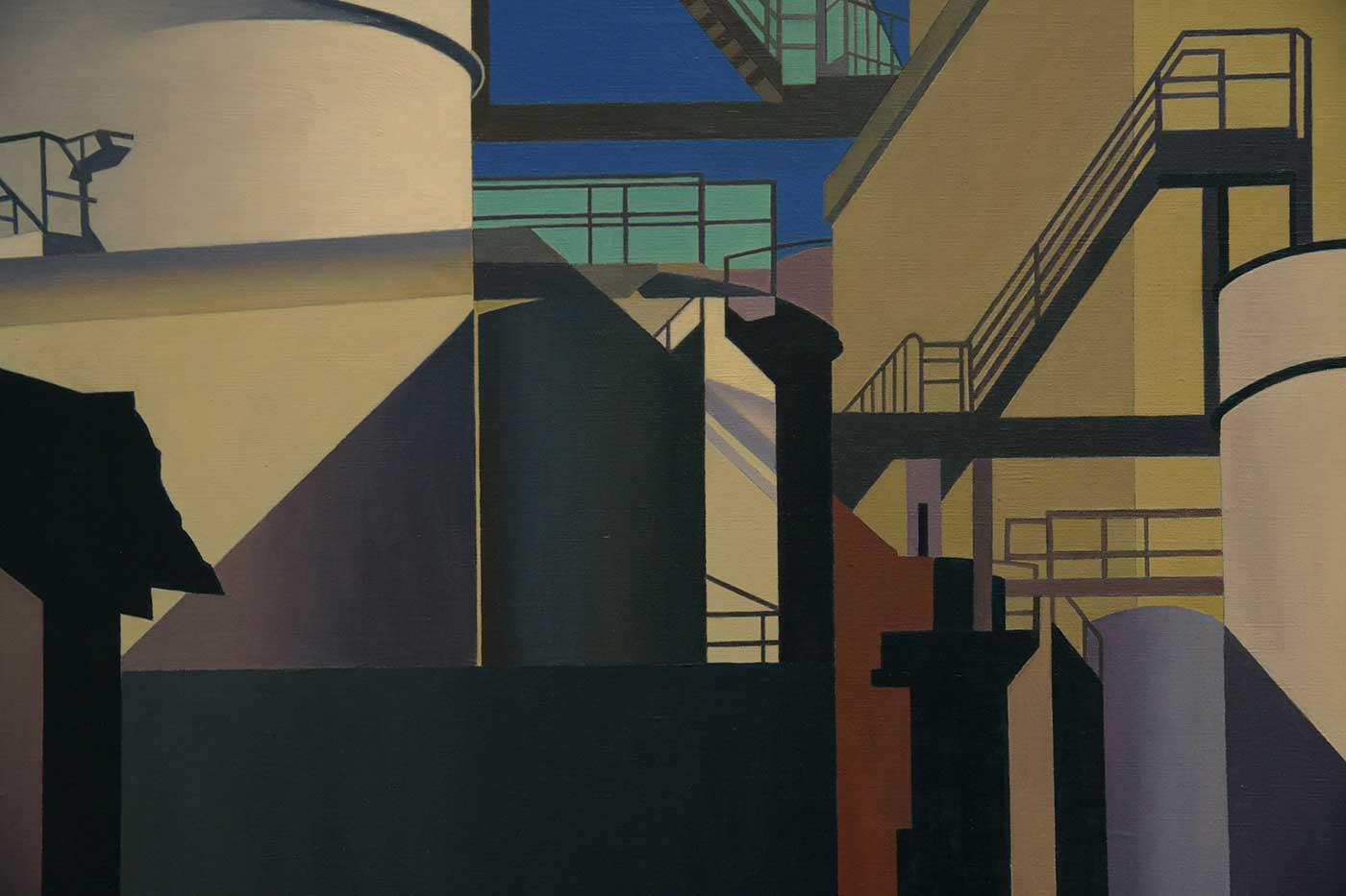 Charles Sheeler Endüstriyel Batı Kanvas Tablo