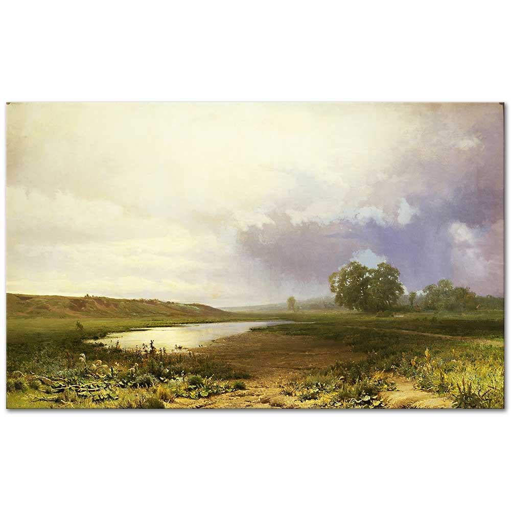 Wet Meadow by Fyodor Vasilyev as Art Print