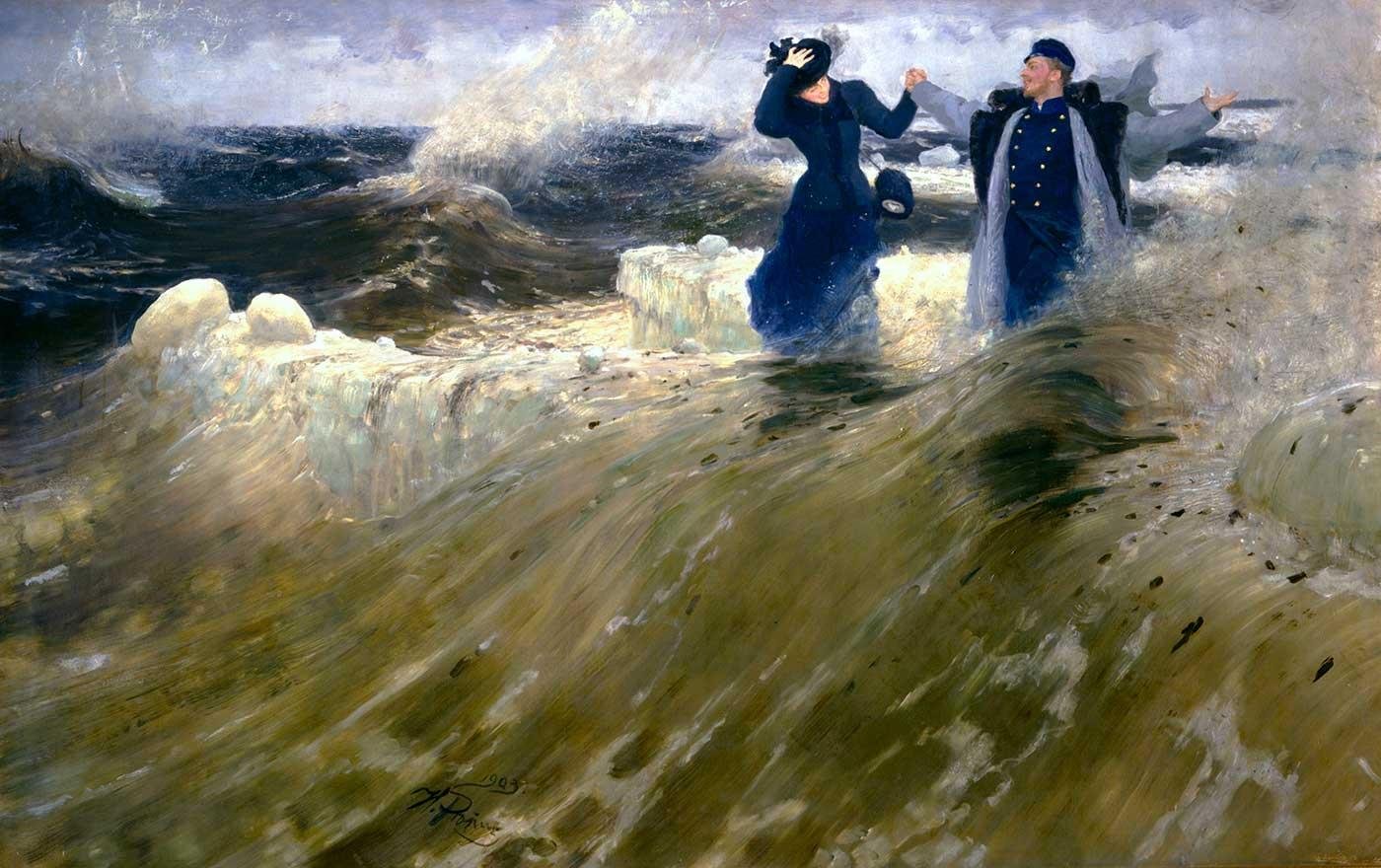 Ilya Repin Özgürlük Hissi Kanvas Tablo
