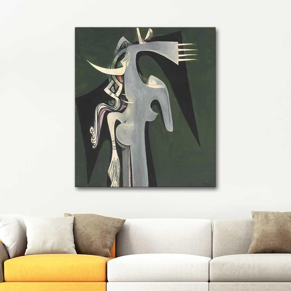 Wifredo Lam Horse Headed Woman Art Print