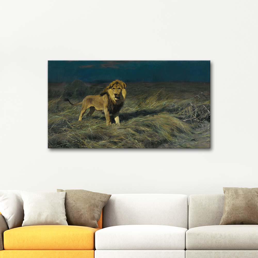Wilhelm Kuhnert In Search Of Prey Art Print