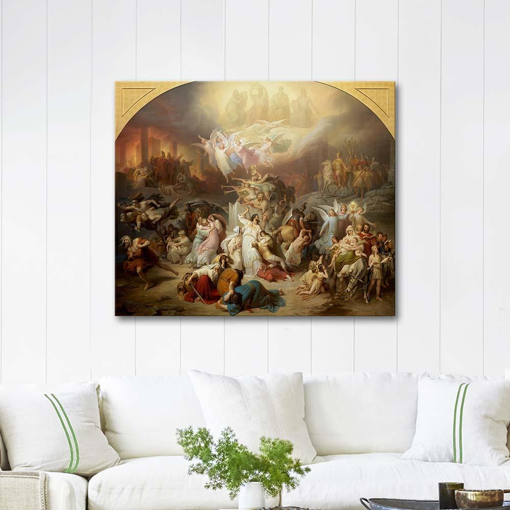 Wilhelm von Kaulbach The Destruction of Jerusalem by Titus Art Print