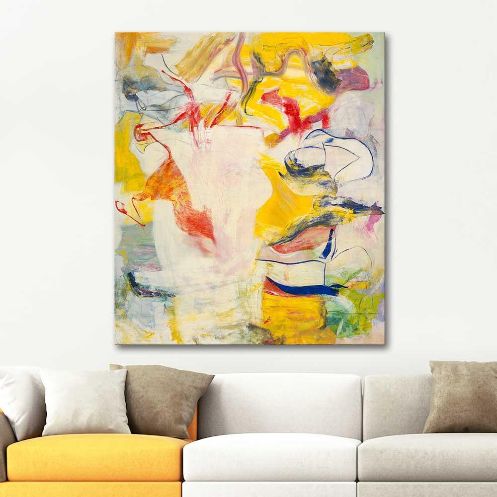 Willem de Kooning Korsan Kanvas Tablo