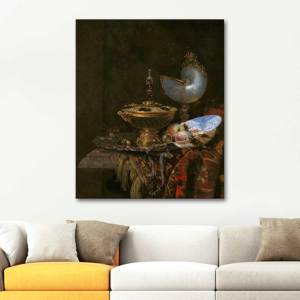 Willem Kalf Natürmort Kanvas Tablo