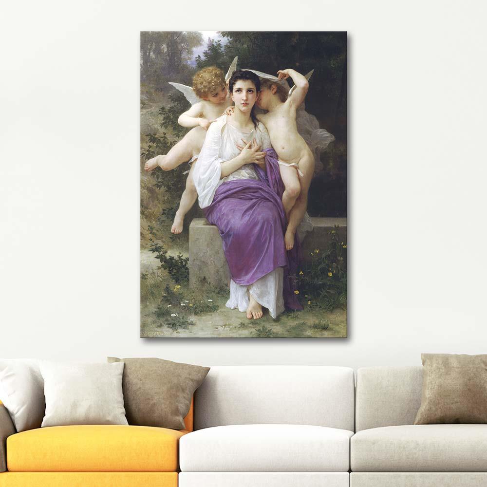 William Adolphe Bouguereau Awakening the Heart Art Print