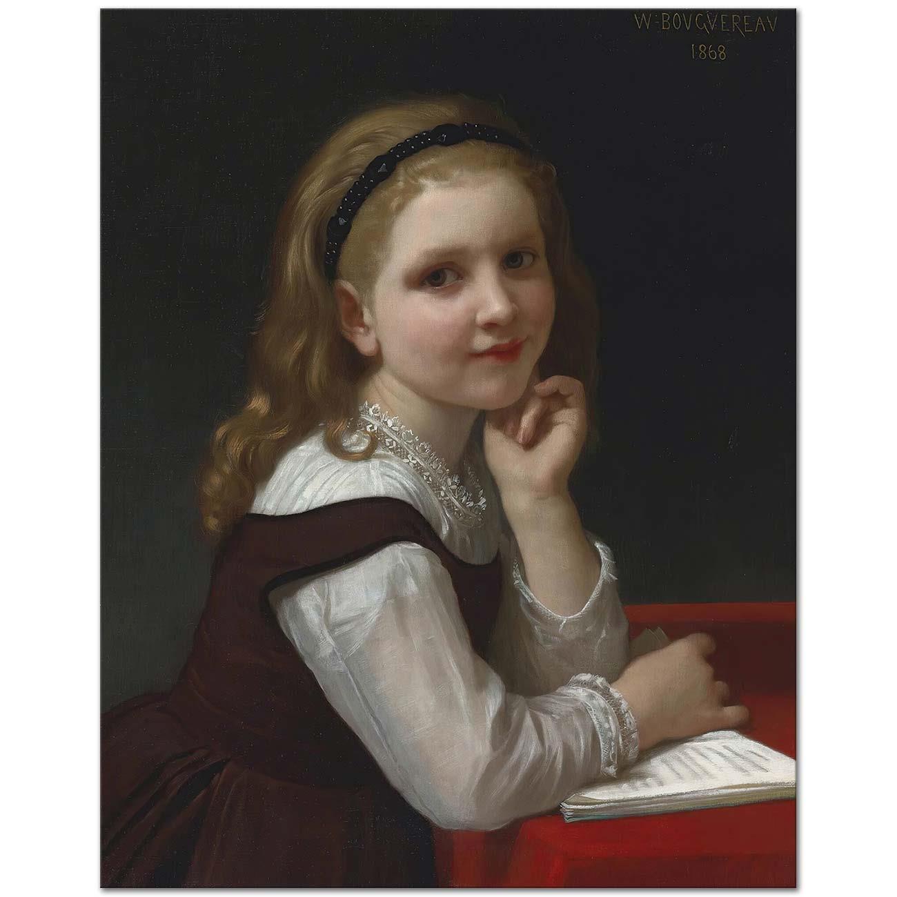 William Adolphe Bouguereau Distraction Art Print