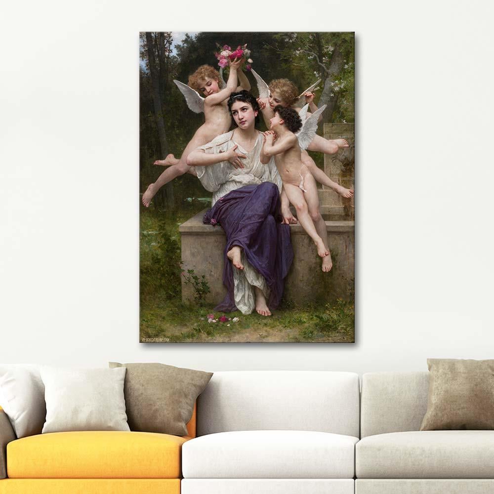 William Adolphe Bouguereau Dream Of Spring Art Print
