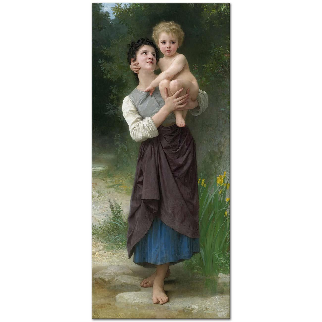 Frère Et Soeur by William Adolphe Bouguereau