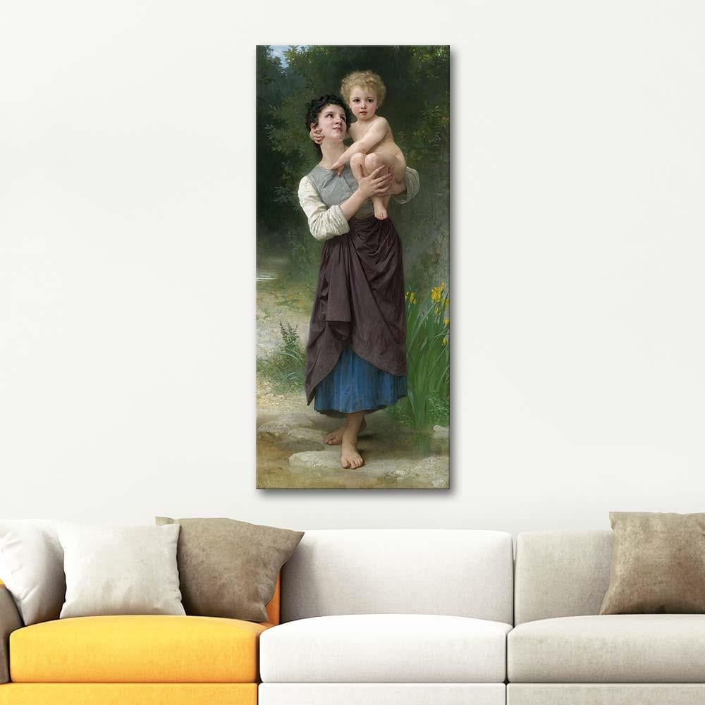William Adolphe Bouguereau Frère Et Soeur Art Print