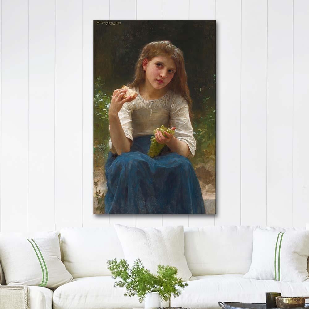 William Adolphe Bouguereau Le Goûter Art Print
