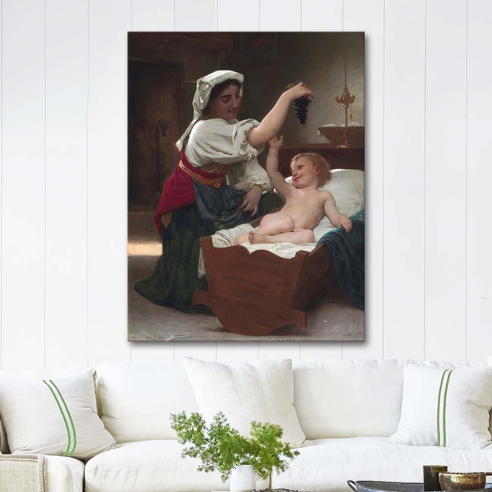 William Adolphe Bouguereau The Bunch Of Grape Art Print