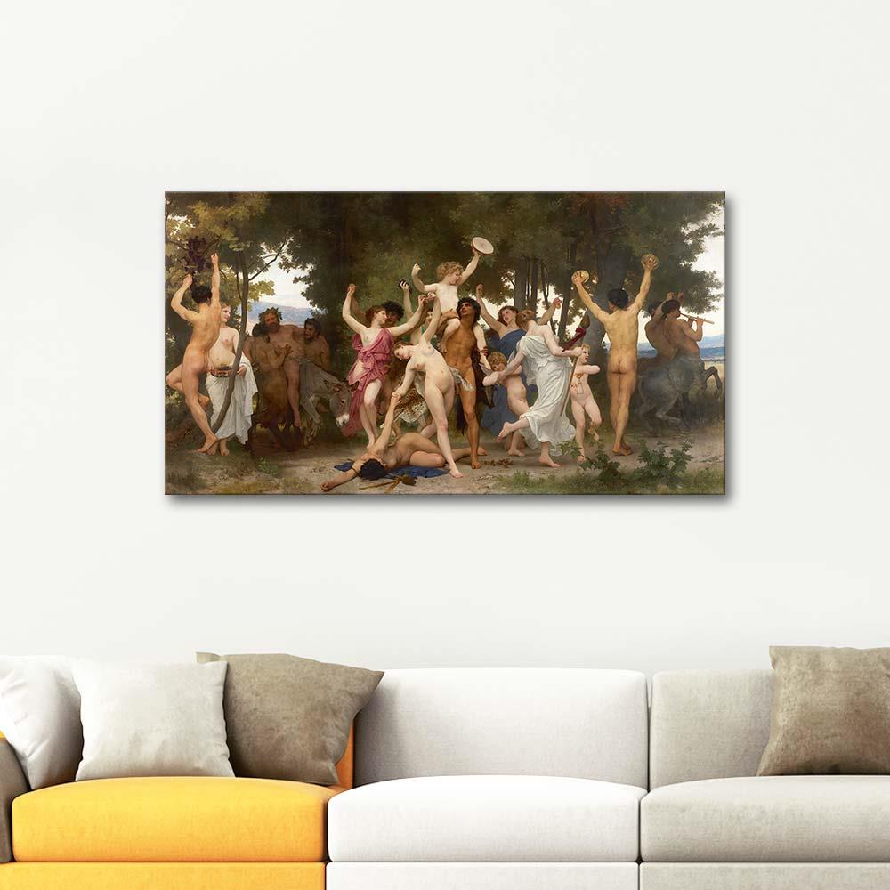 William Adolphe Bouguereau The Youth of Bacchus Art Print
