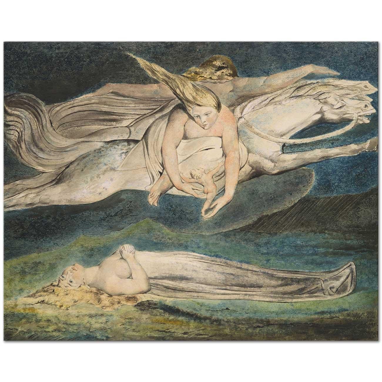 William Blake Pity Kanvas Tablo