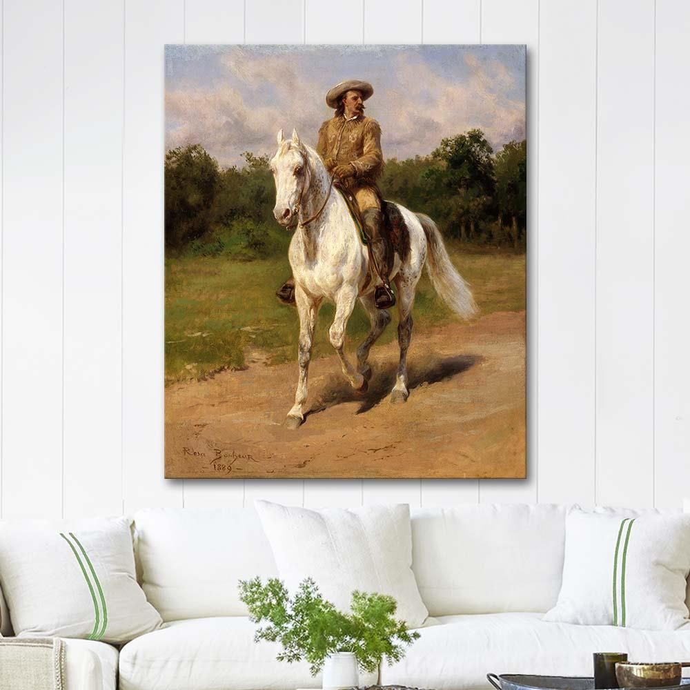 William F Cody by Rosa Bonheur as Art Print