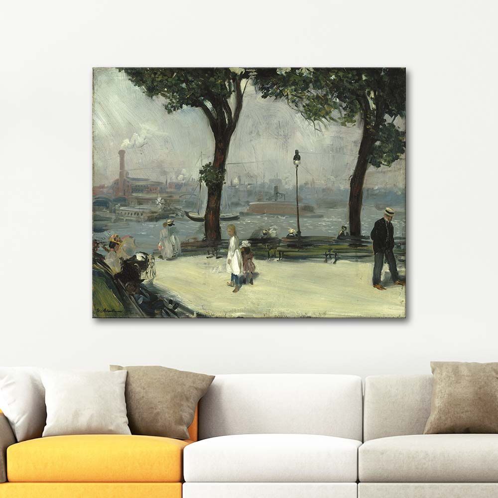 William Glackens East River Park Art Print
