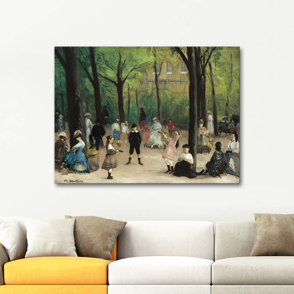 William Glackens Luxembourg Gardens Art Print