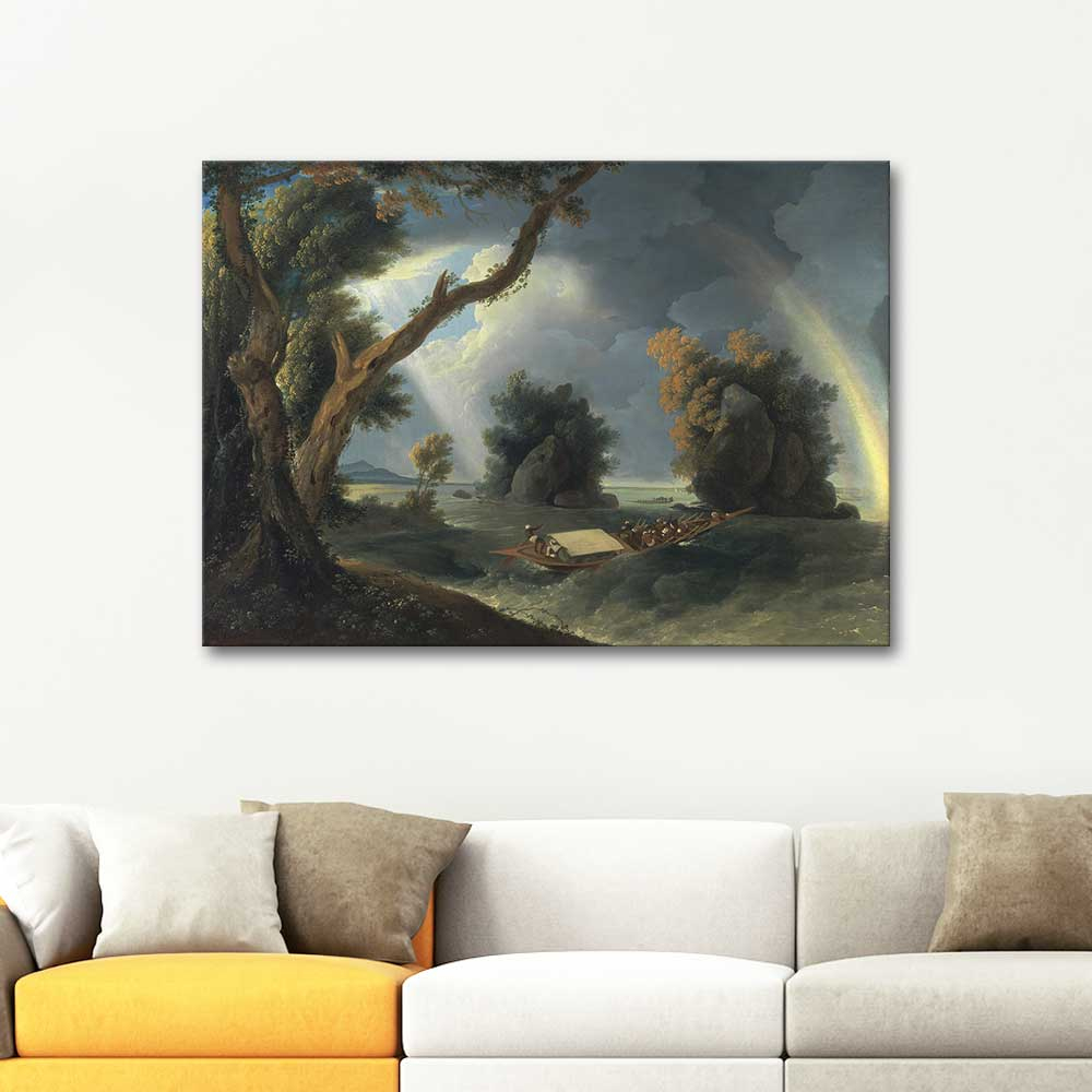 William Hodges Storm on the Ganges Art Print