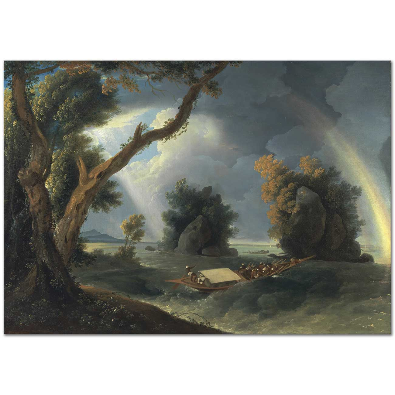 William Hodges Storm on the Ganges Art Print