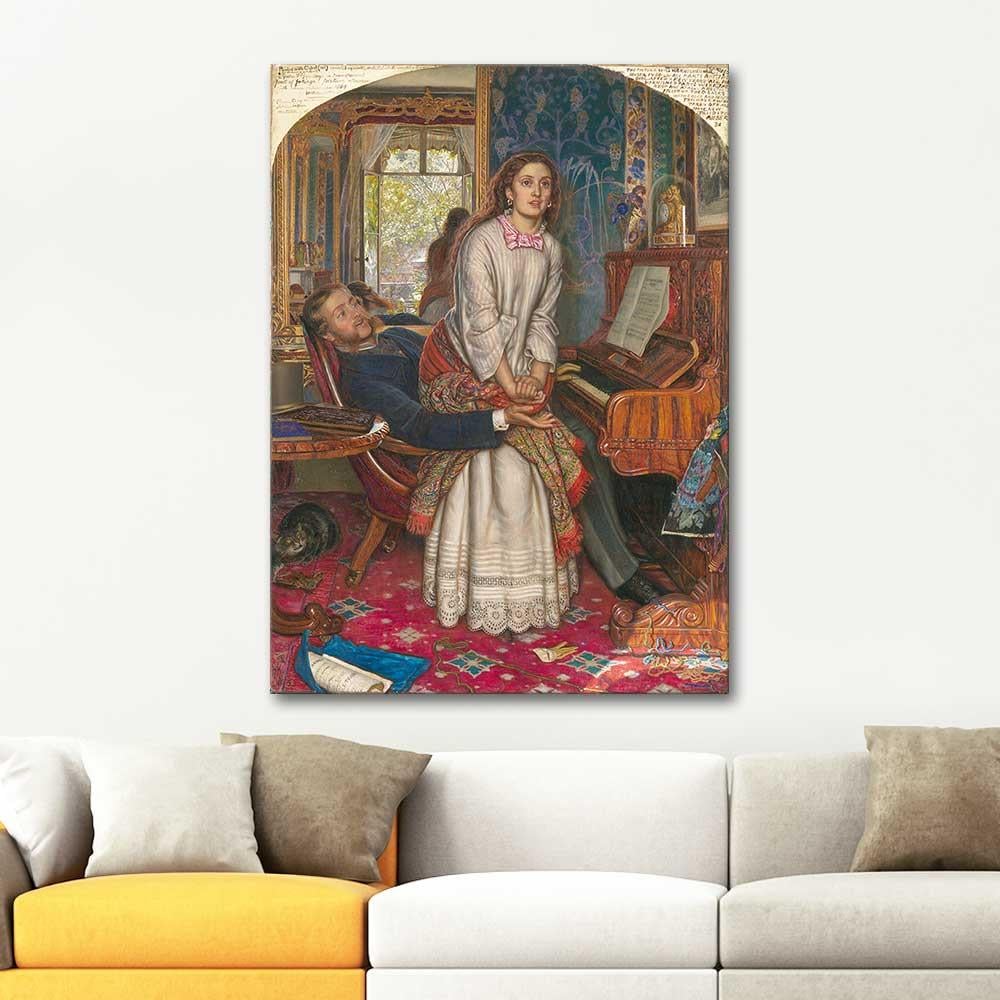 William Holman Hunt Uyanan Vicdan Kanvas Tablo