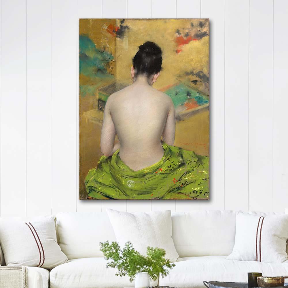 William Merritt Chase Back of Nude Art Print