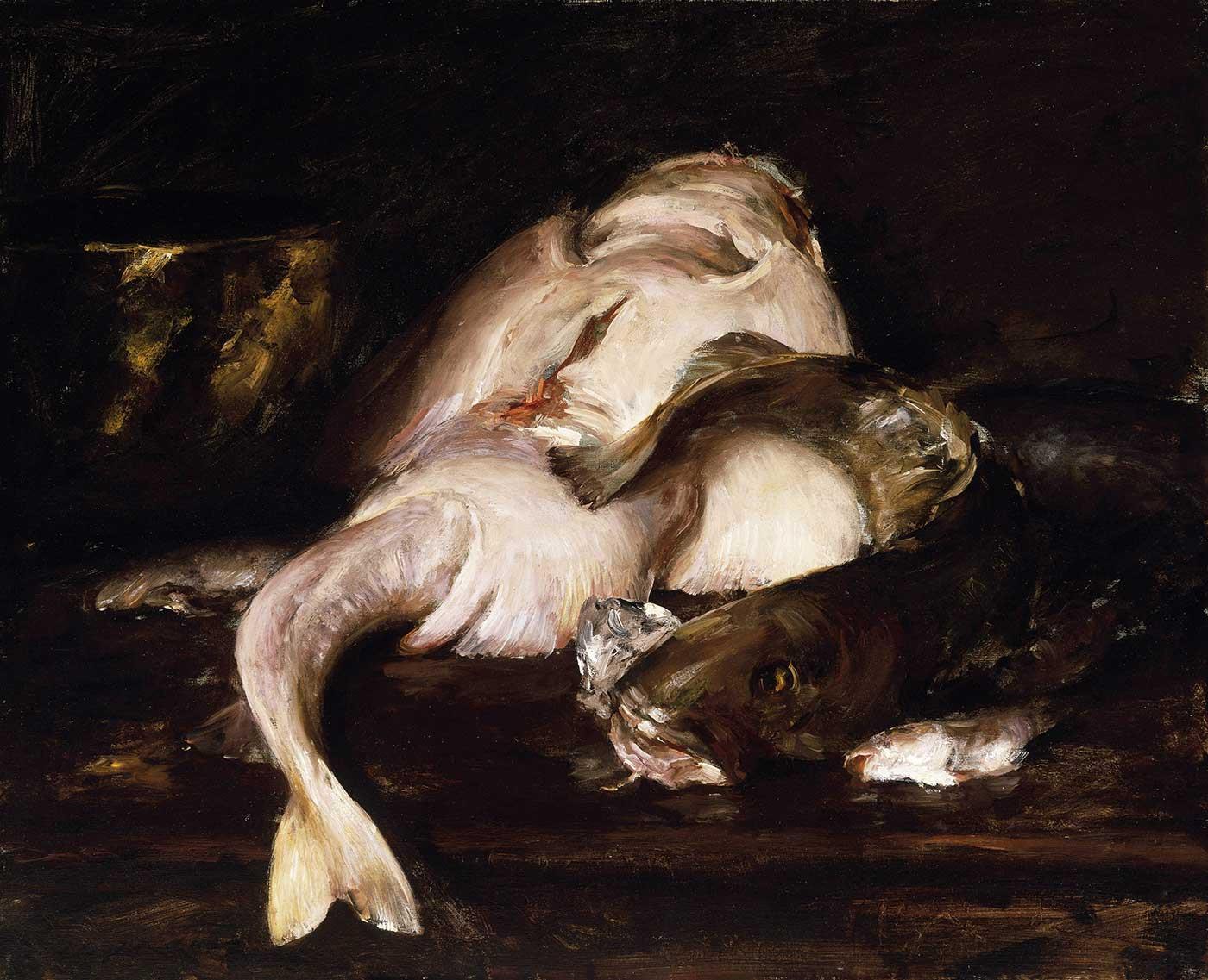 Still Life with Fish by William Merritt Chase